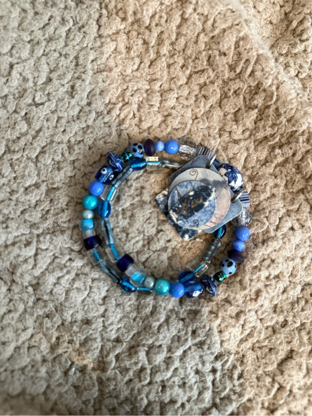 Designer glass necklace!